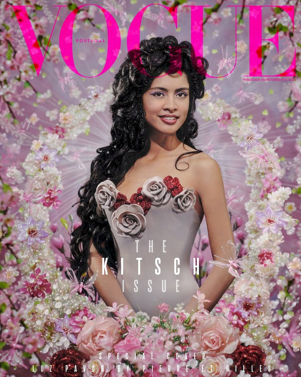 Vogue Tijdschrift Portugal 2024-01+02 Luz Pavon Originele uitgave