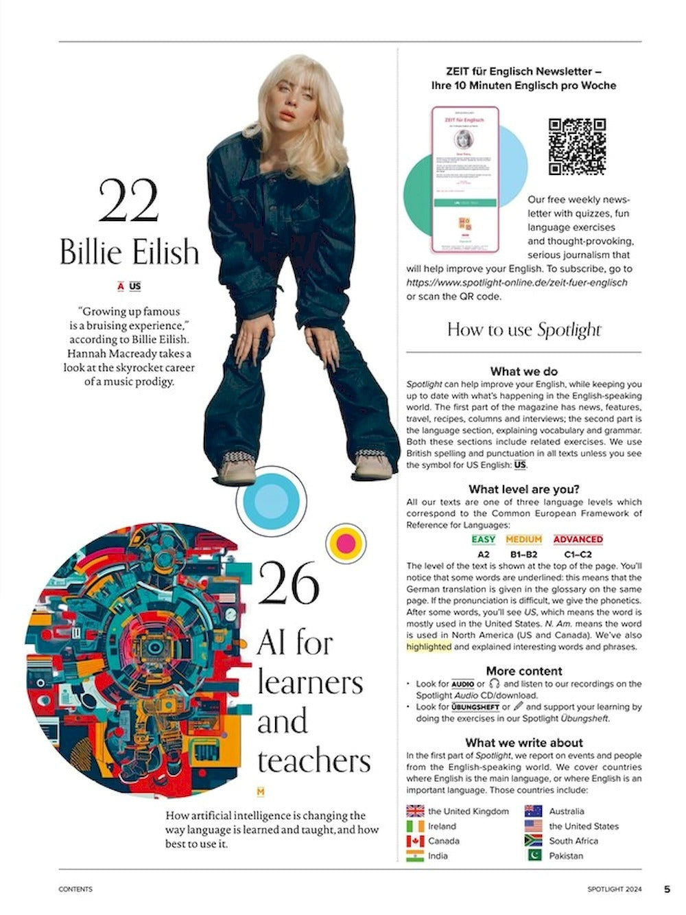 Spotlight Magazin Deutschland 2024-03 Billie Eilish