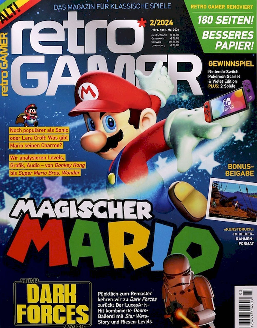 Retro Gamer Magazin Deutschland 2024-02 Mario Dark Forces