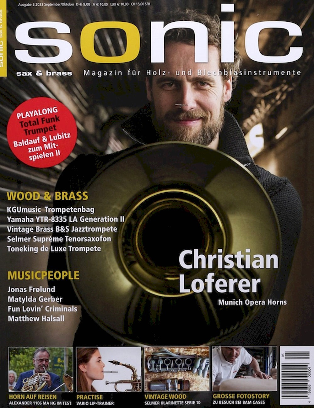 Sonic Magazin Deutschland 2023-05 Christian Loferer Matthew Halsall Matylda Gerber