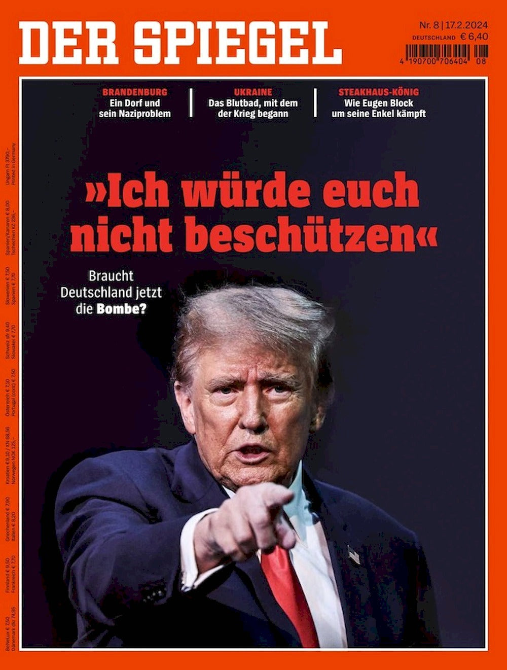 Der Spiegel Magazin Deutschland 2024-08 Donald Trump