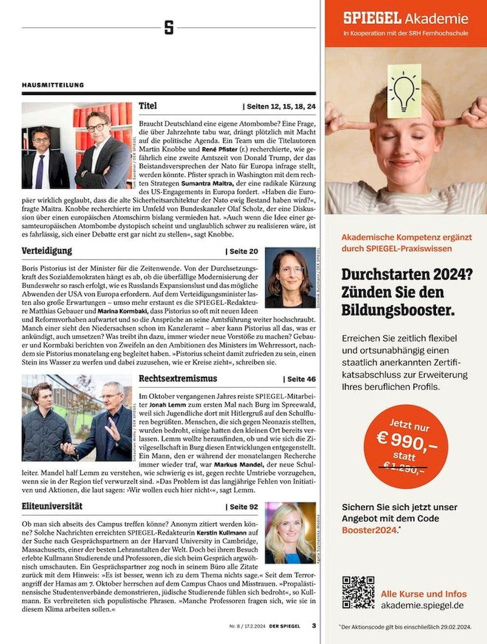 Der Spiegel Magazin Deutschland 2024-08 Donald Trump