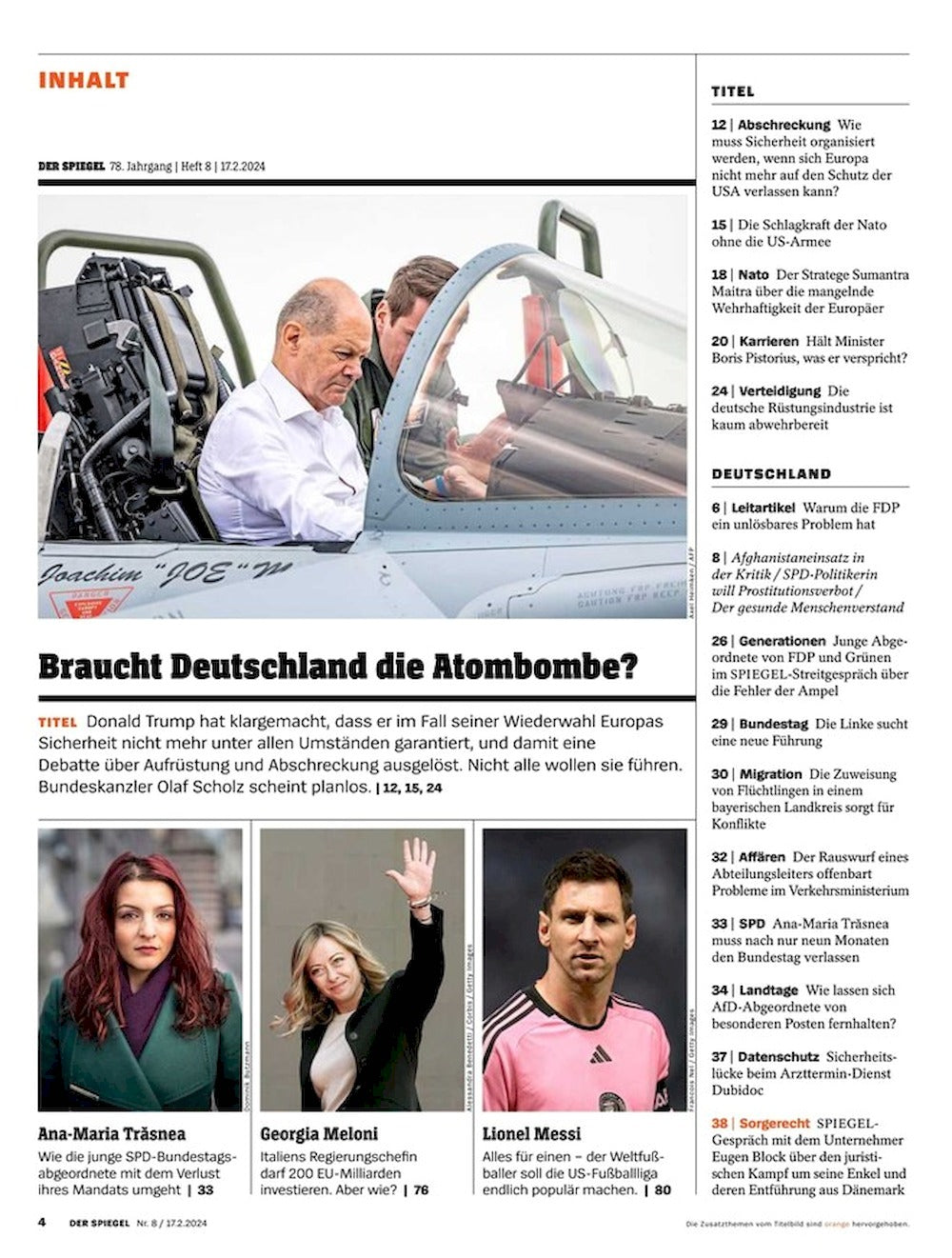 Der Spiegel Magazin Deutschland 2024-08 Donald Trump