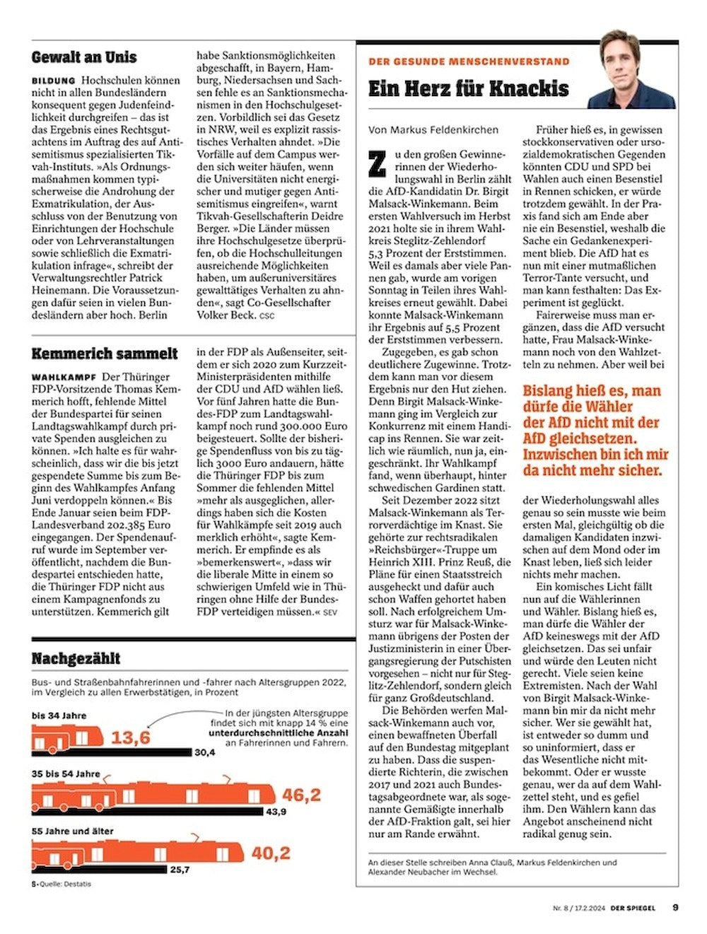 Der Spiegel Magazin Deutschland 2024-08 Donald Trump