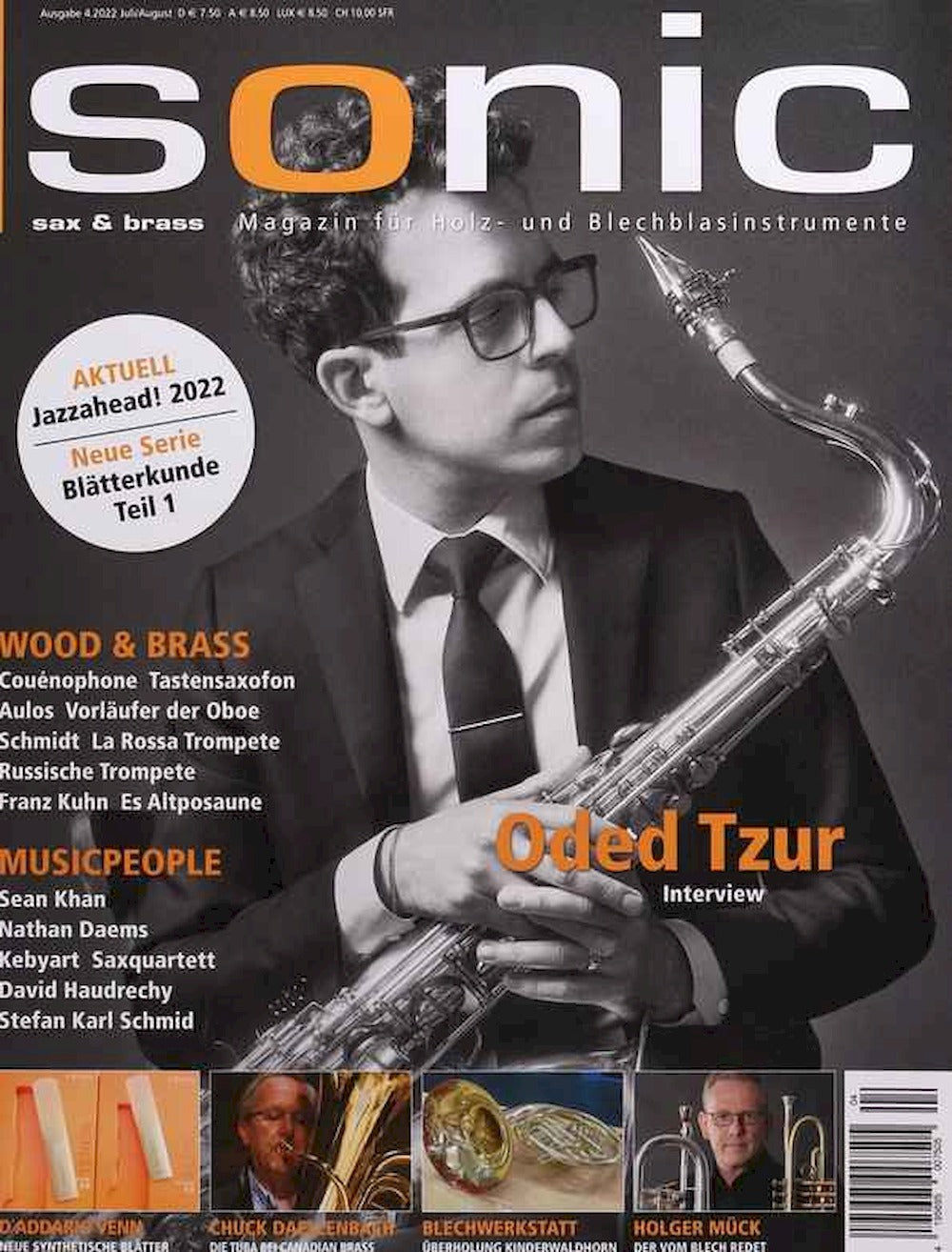 Sonic Revista Alemania 2022-04 Odet Tzur Holger Mück Chuck Daellenbach Edición original