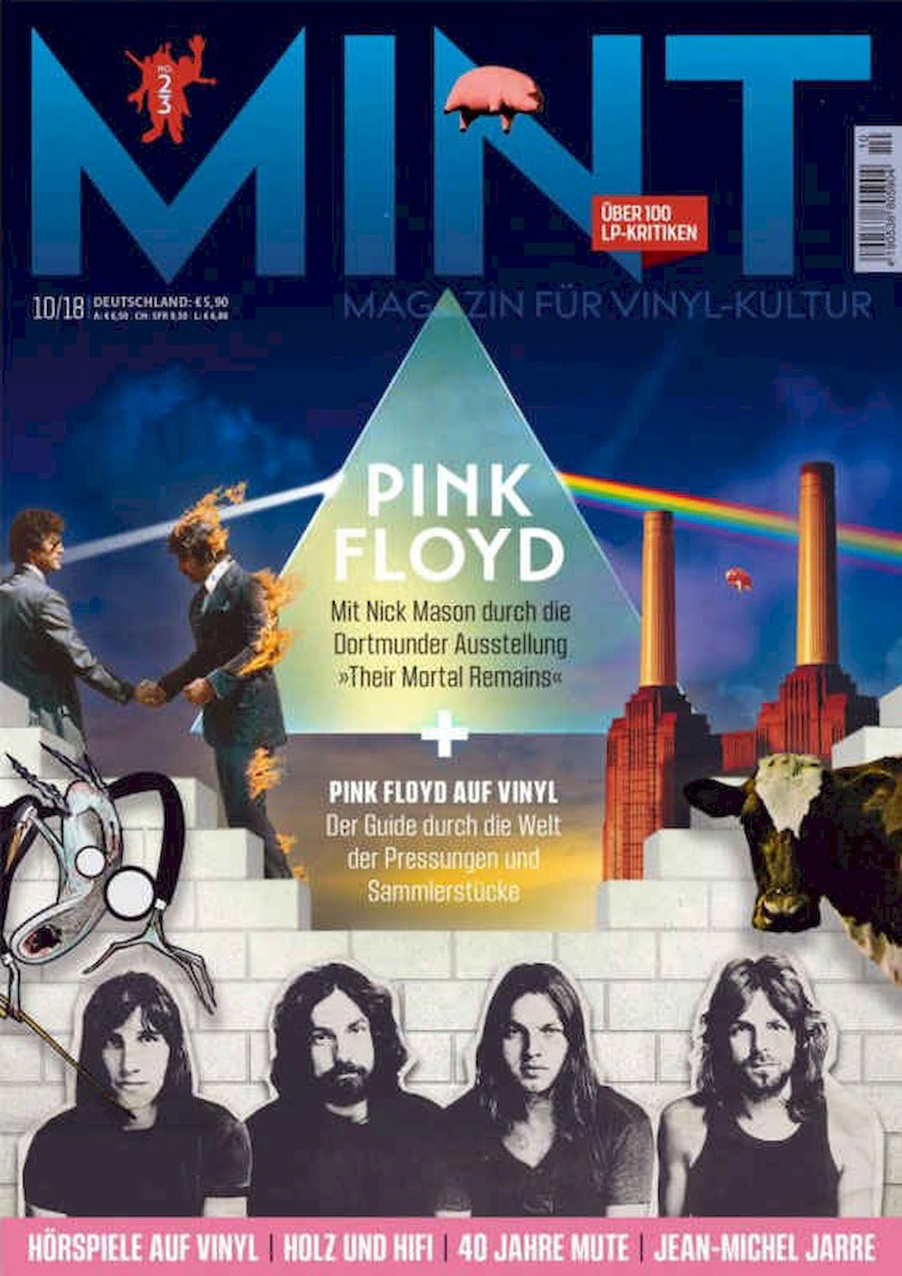 Mint Magasin Tyskland 2018 #23 Pink Floyd Bruce Dickinson Mute Records Van der Graaf Generator Nick Mason