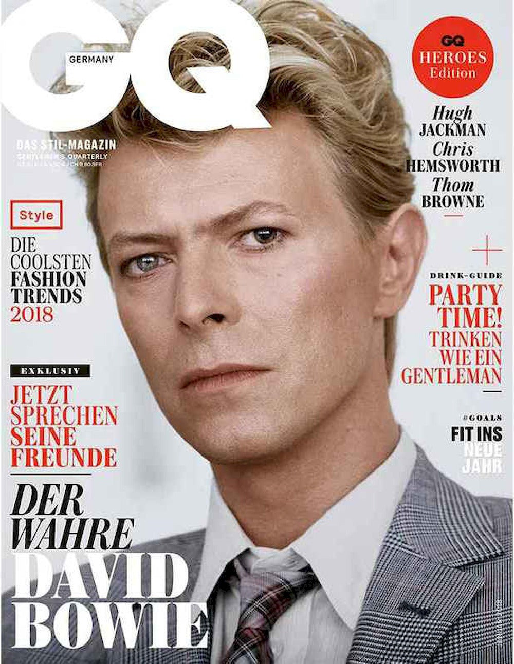GQ Magasin Tyskland 2018-01 – David Bowie – Originaludgave