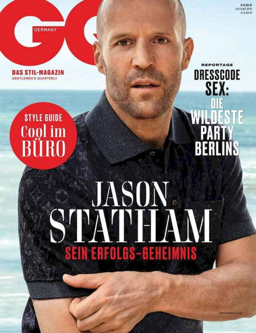 GQ Magazin Deutschland 2018-09 Jason Statham
