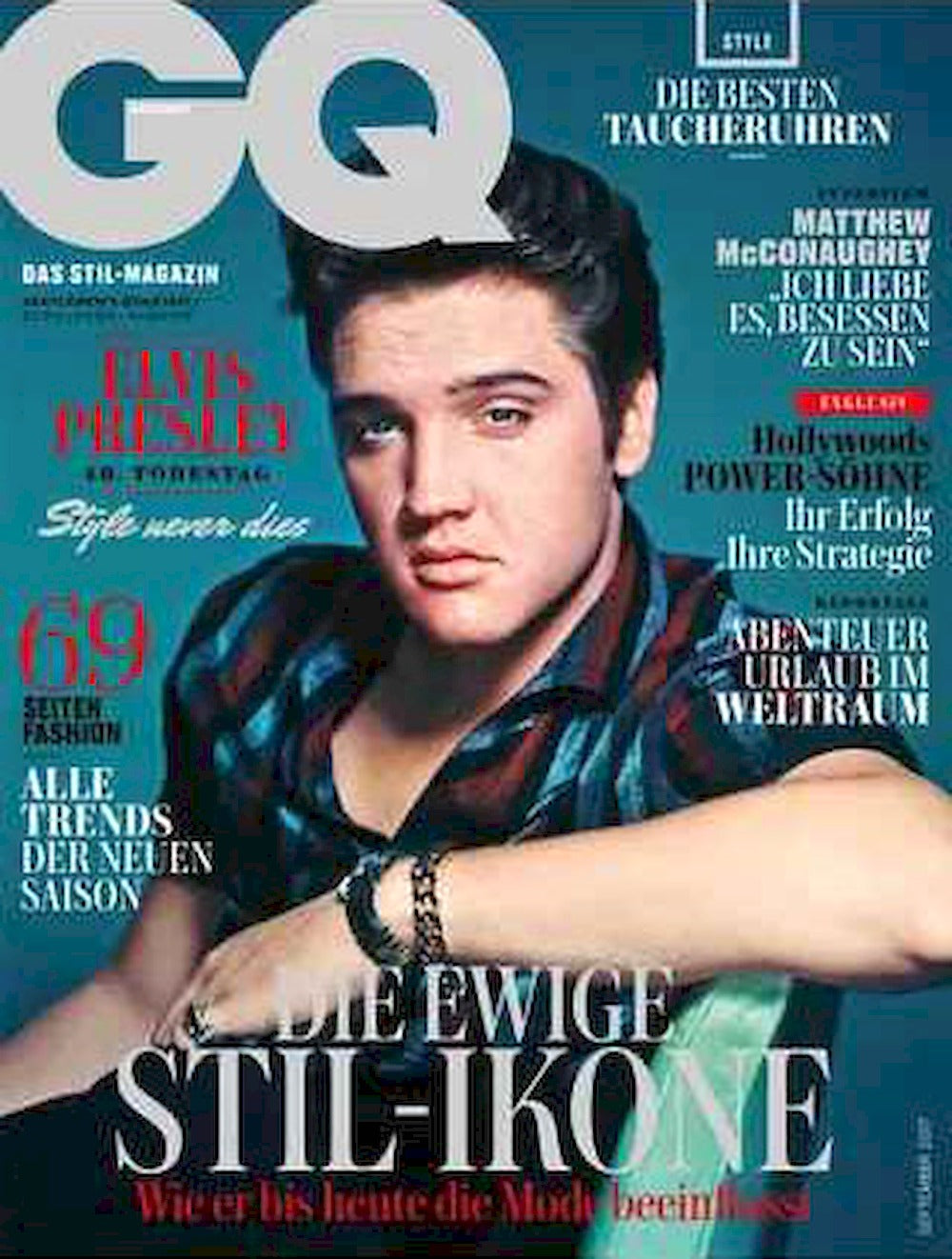 GQ Magazin Deutschland 2017-09 Elvis Presley