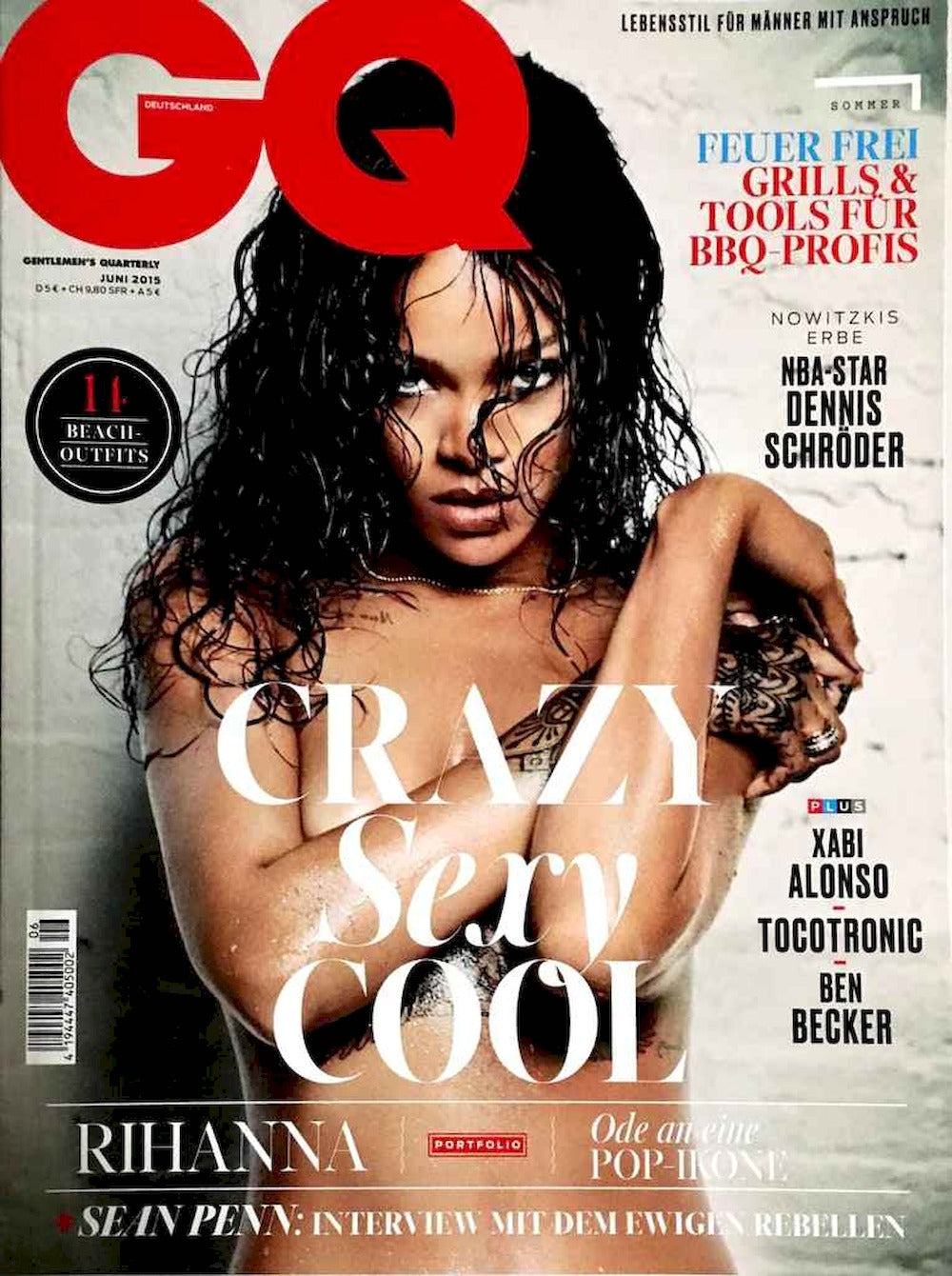 GQ Revista Alemania 2015-06 Rihanna Edición original