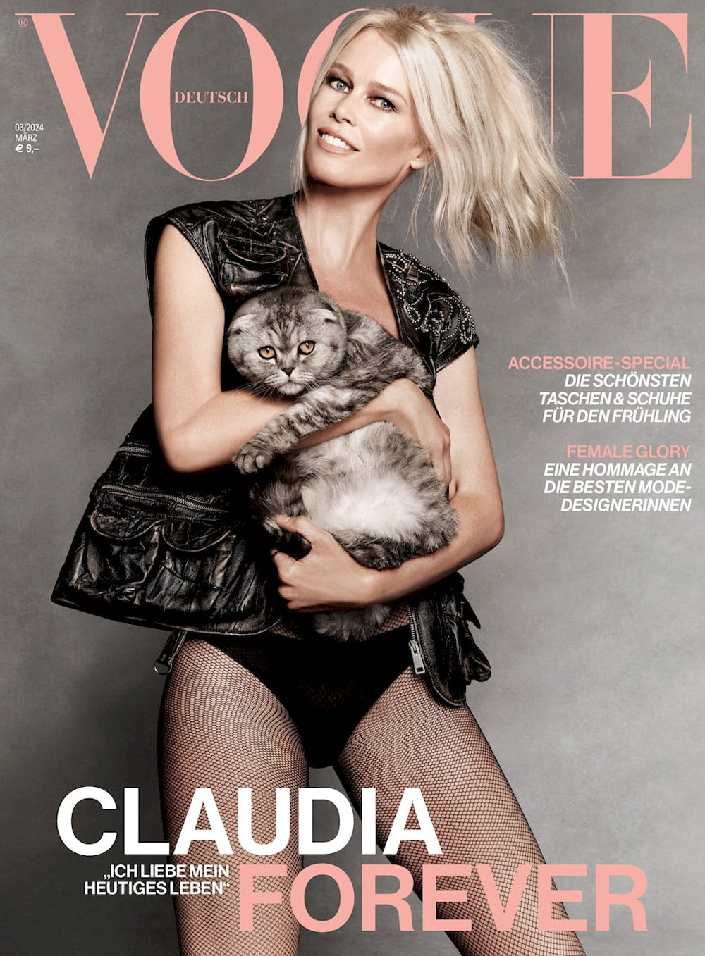Vogue Magazin Deutschland 2024-03 Claudia Schiffer