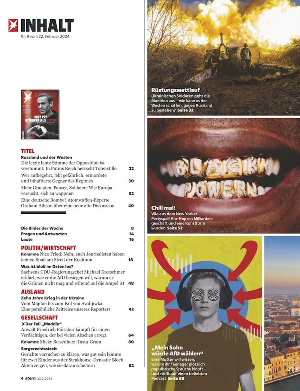Stern Magasin Tyskland 2024-09 Alexei Anatoljewitsch Nawalny