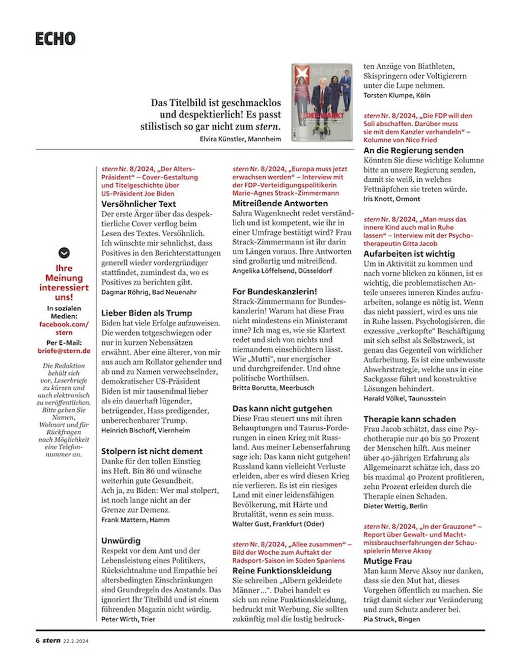Stern Magasin Tyskland 2024-09 Alexei Anatoljewitsch Nawalny