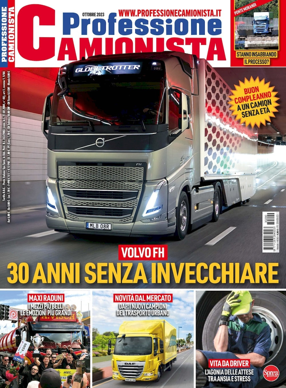 Professione Camionista Magazine Italie 2023 #290 Volvo FH Trucks Édition originale