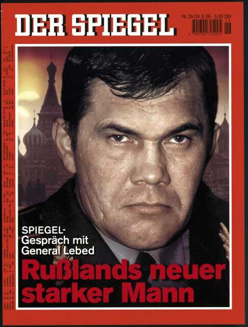 Der Spiegel Magazin Deutschland 1996-26 Alexander Iwanowitsch Lebed