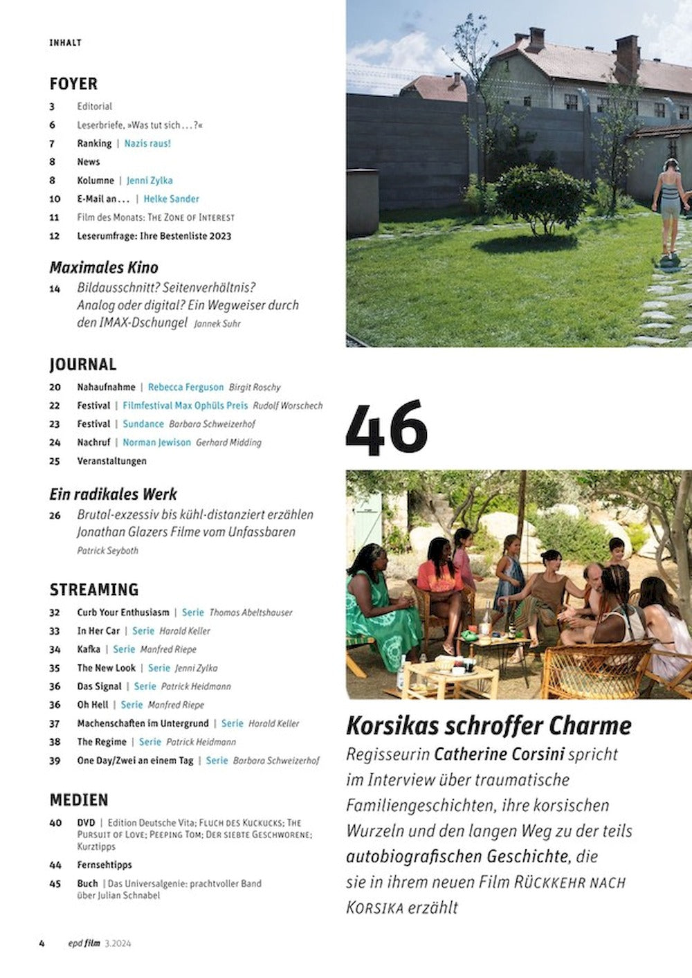 EPD Film Magasin Tyskland 2024-03 Timothee Chalamet Dune Jonathan Glazer