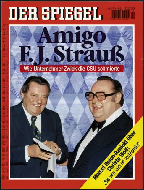 Der Spiegel Magazin Deutschland 1994-14 Hillary Bill Clinton