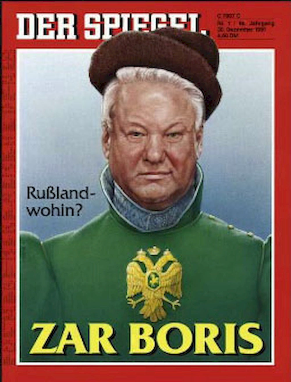 Der Spiegel Magazin Deutschland 1992-01 Boris Jelzin