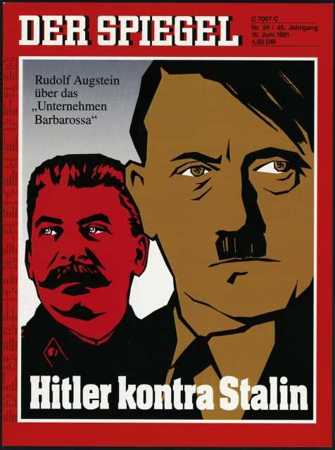 Der Spiegel Magazin Deutschland 1991-24 Hitler Stalin