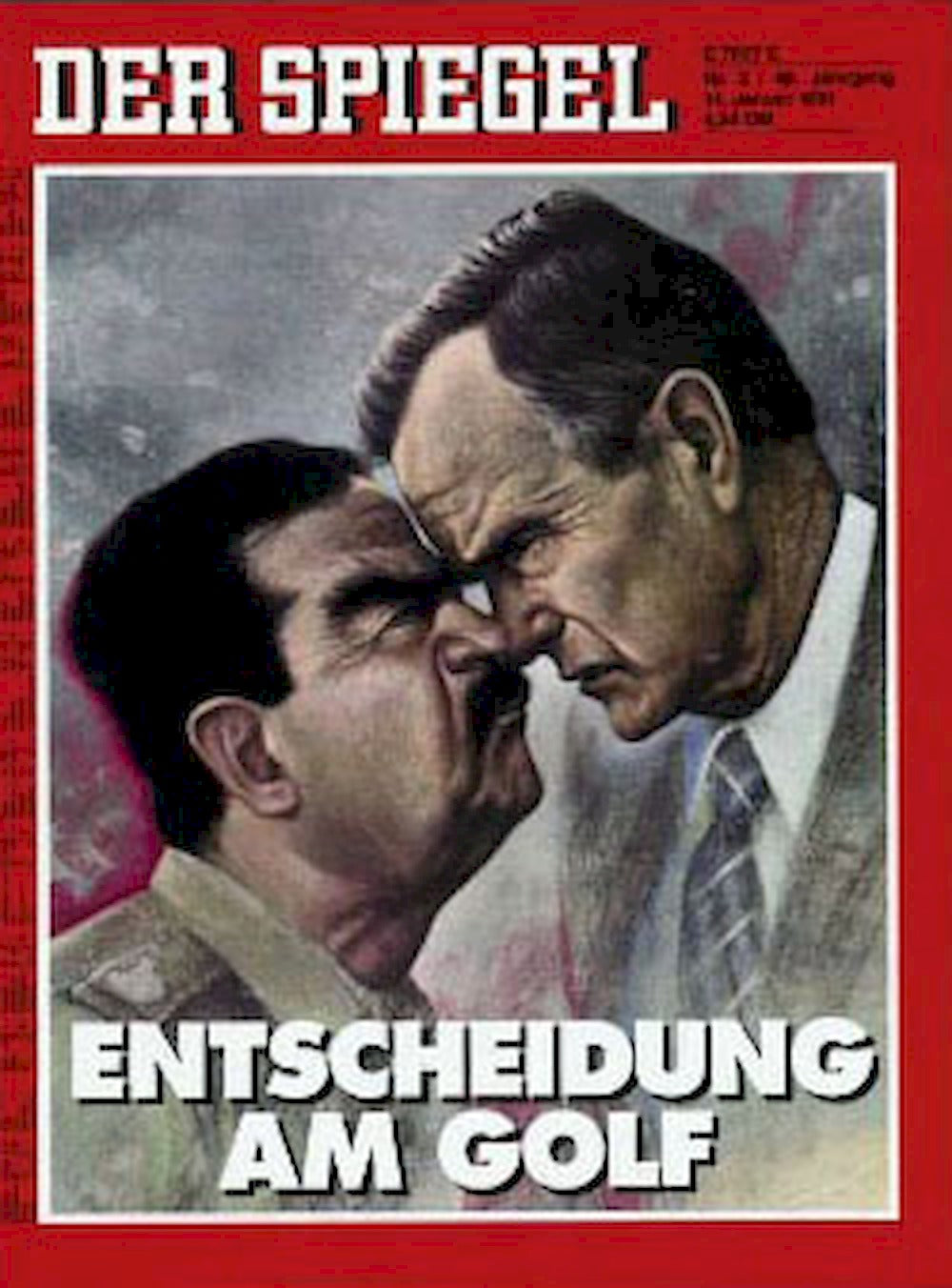 Der Spiegel Magazin Deutschland 1991-03 George Bush Saddam Hussein