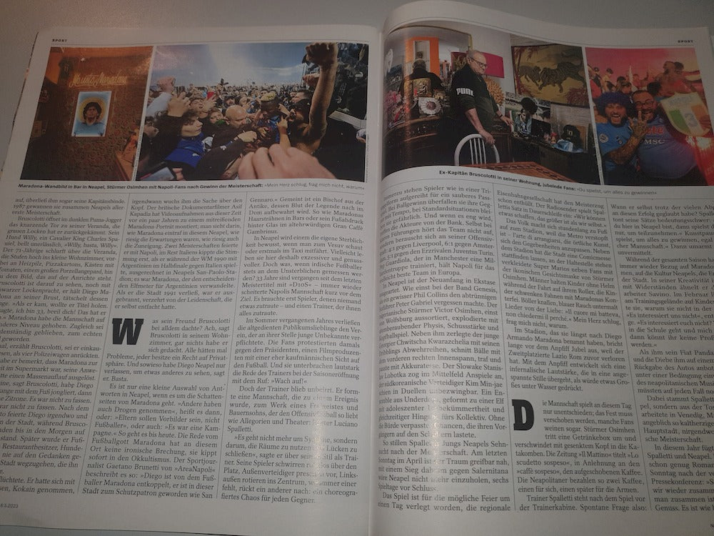 Der Spiegel Magasin Tyskland 2023-19 Erdogan Maradona SSC Neapel