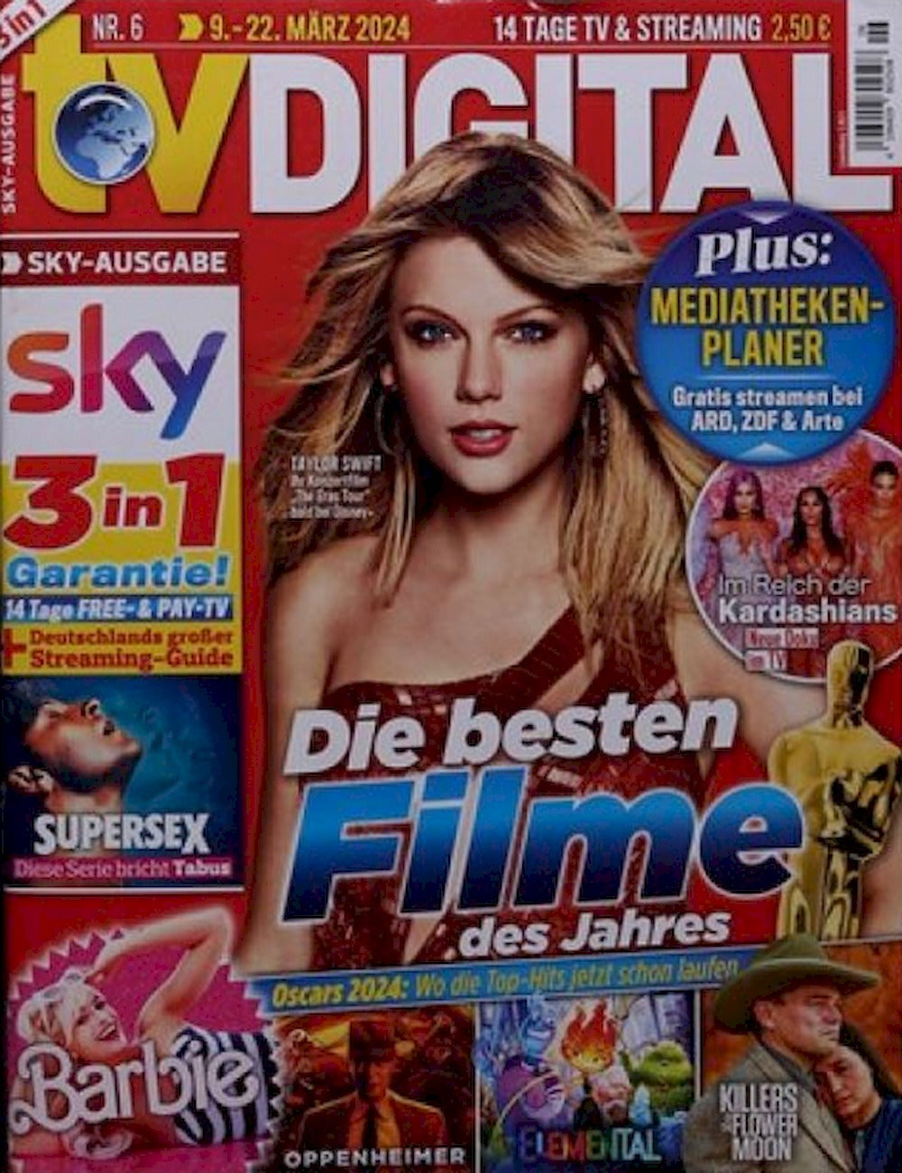 TV Digital Magazine Germany 2024-06 Taylor Swift Original Print Issue