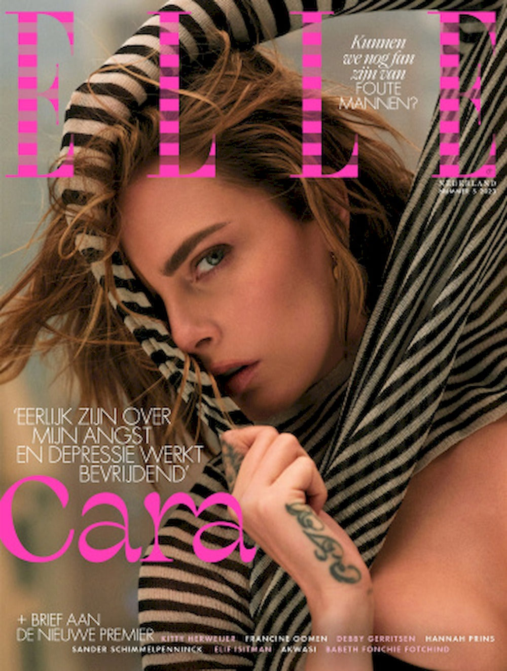 Elle Revista Países Bajos 2023-05 Cara Delevingne Edición original