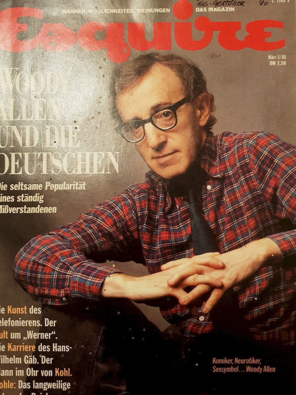 Esquire Magazin Deutschland 1988-03 Woody Allen