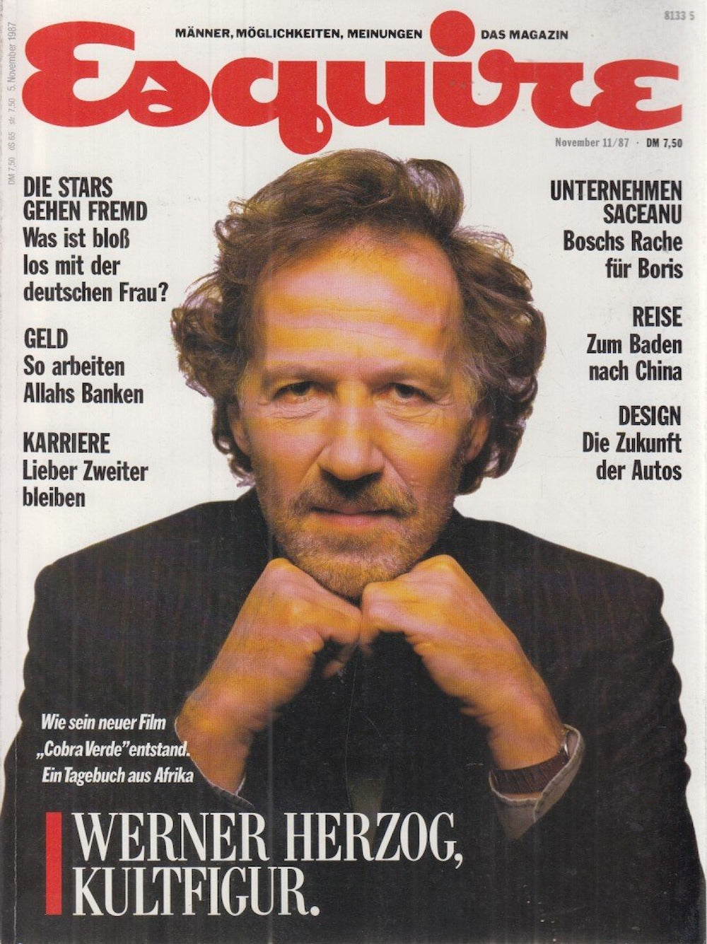 Esquire Magazin Deutschland 1987-11 Werner Herzog