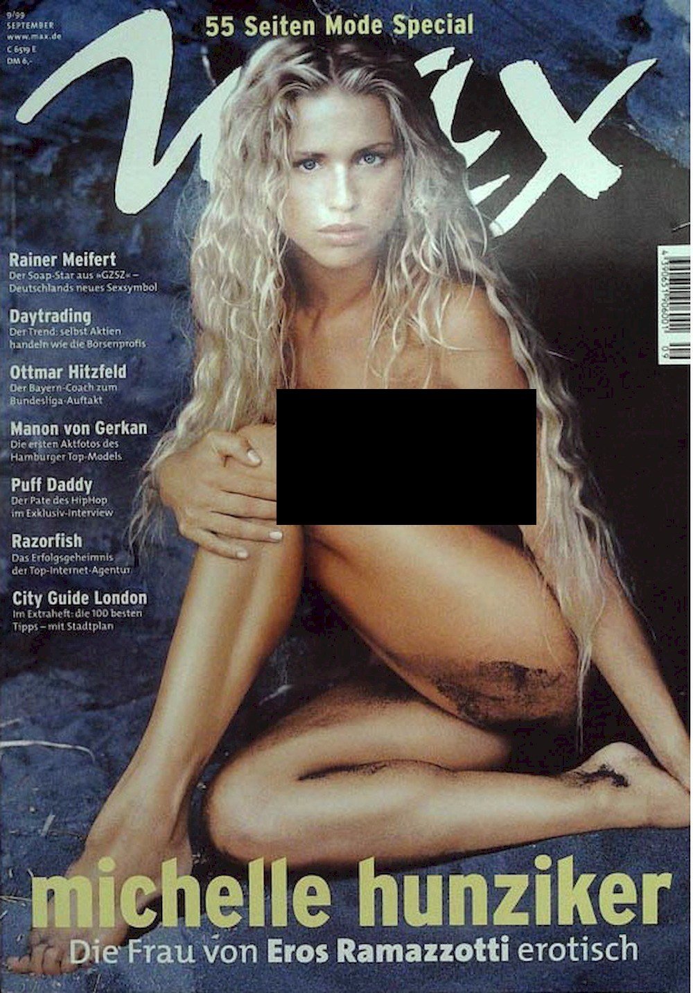 Max Magazin Deutschland 1999-09 Michelle Hunziker
