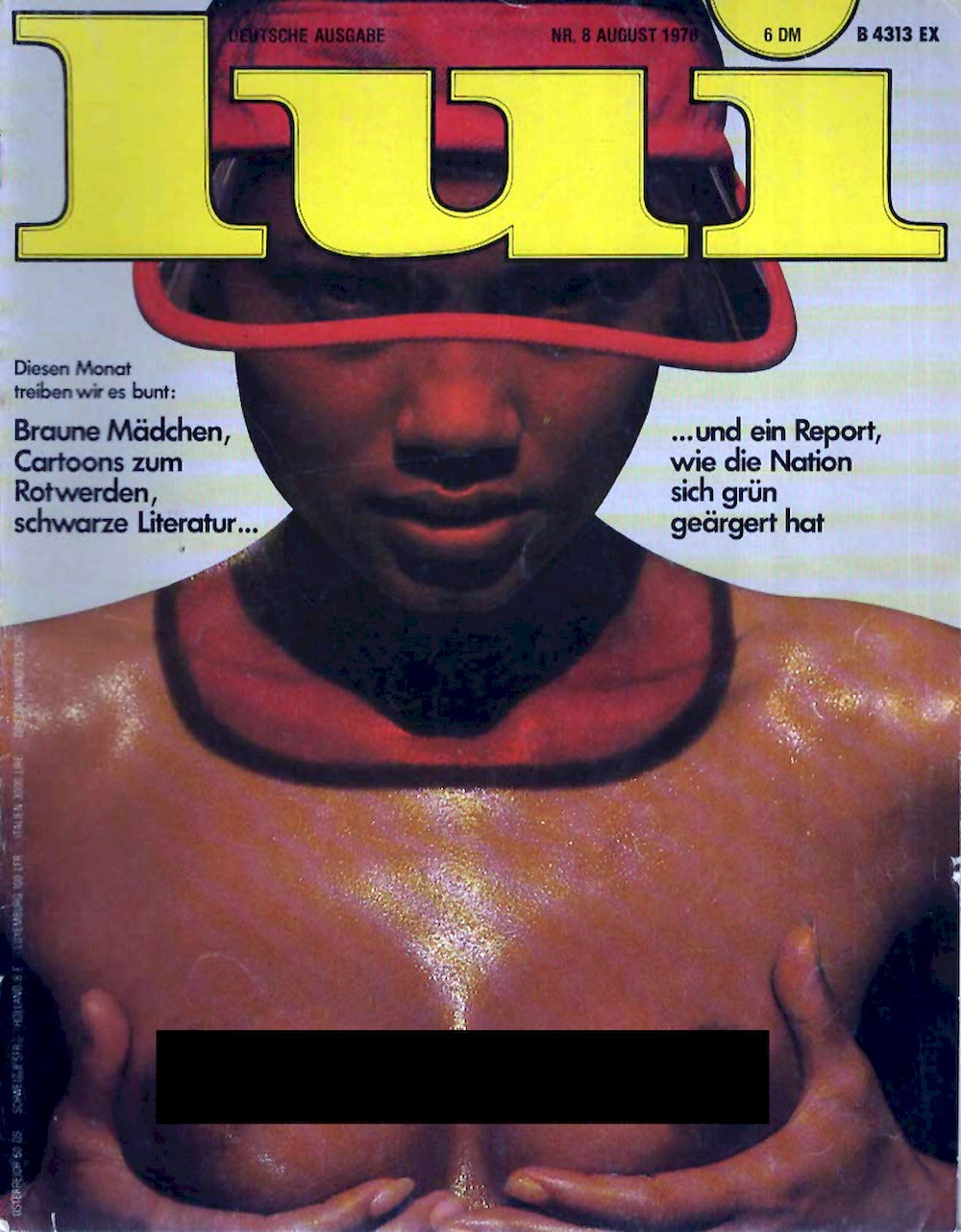 Lui Revista Alemanha 1978-08 – DouDou Charlotte Alexandra Joelle Perque – Edição original
