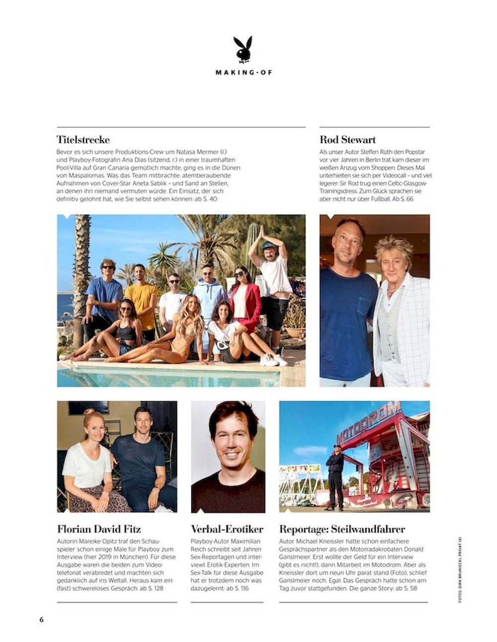 Playboy Magasin Tyskland 2024-04 Aneta Sablik Rod Stewart