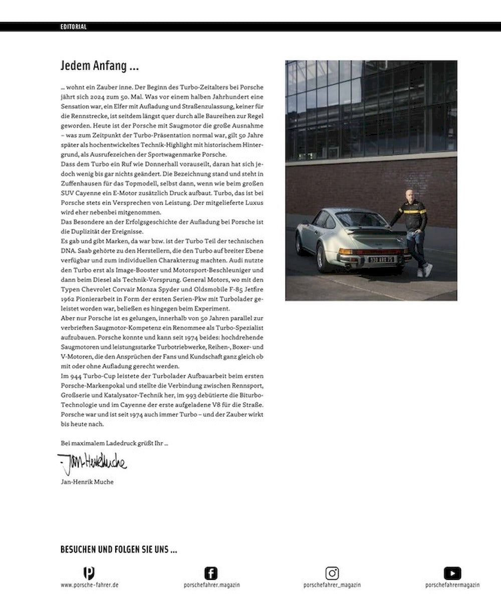 Porsche Fahrer Magazin Deutschland 2024-03 Turbo 930 964