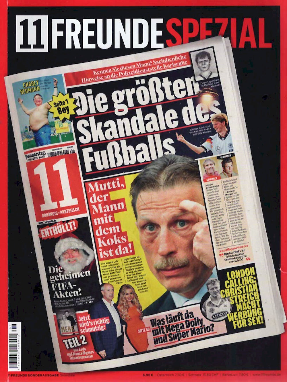 11 Freunde Spezial Magazine Germany 2019 Christoph Daum Effenberg Streich Basler