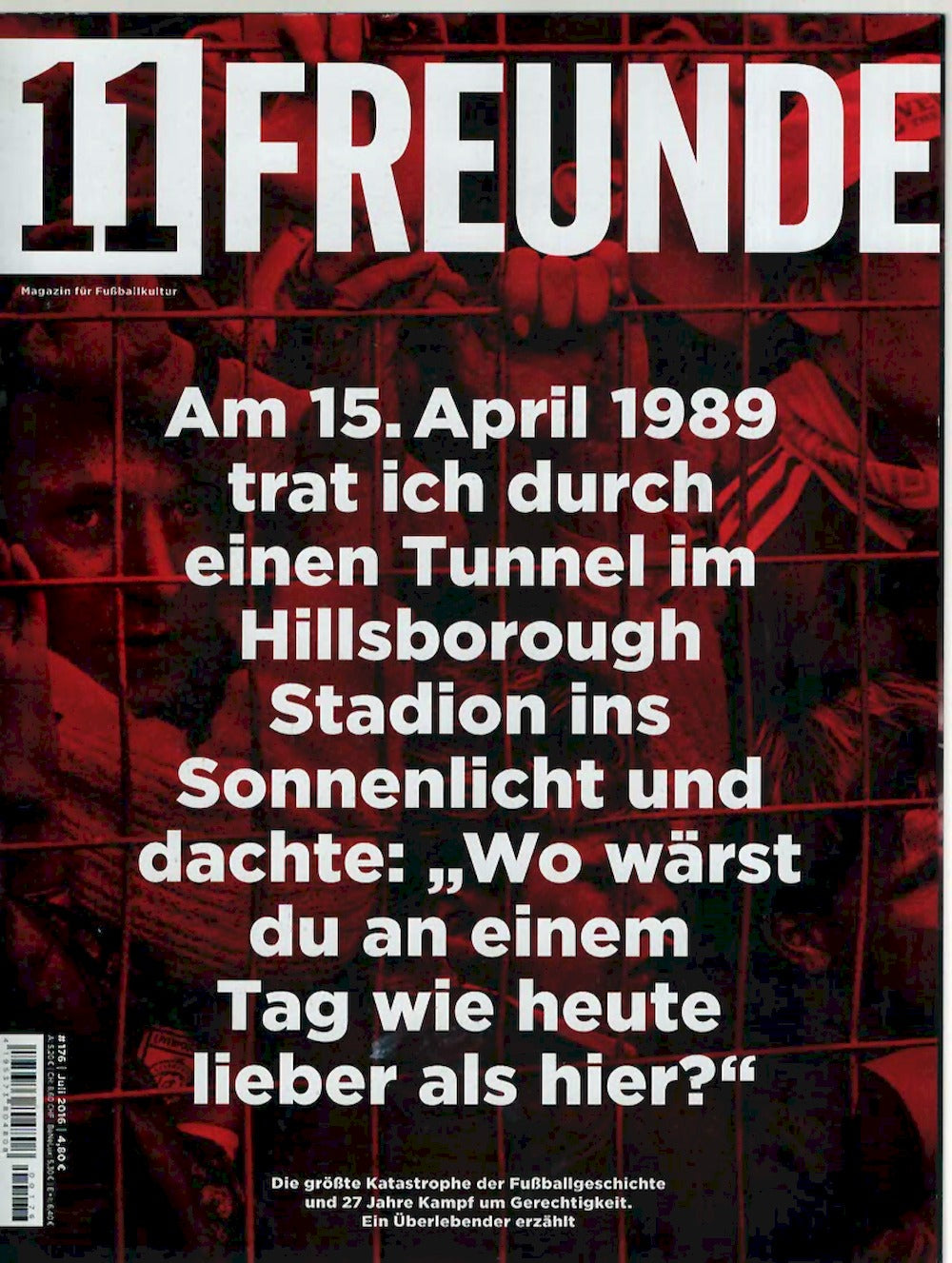 11 Freunde Magazin Deutschland 2016 #176 Clarence Seedorf