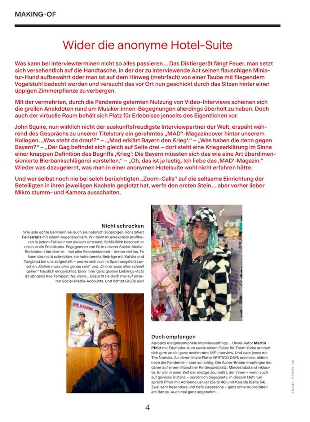 Musikexpress Magasin Tyskland 2024-04 Oasis Stone Roses Rage Against The Machine