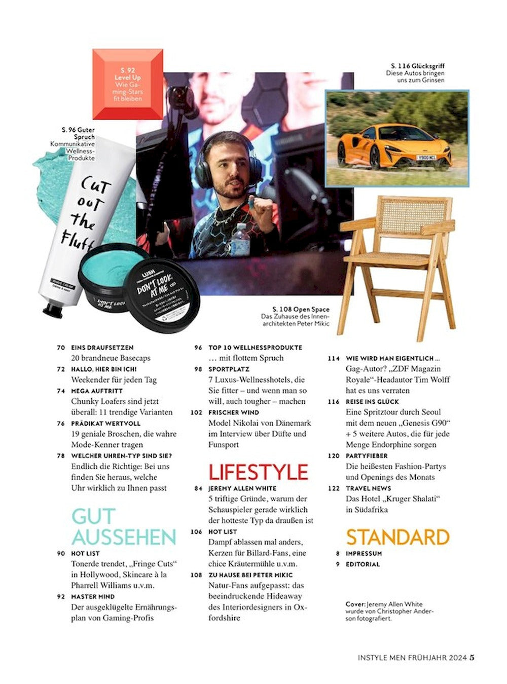InStyle Men Magazin Deutschland 2024-01 Jeremy Allen White