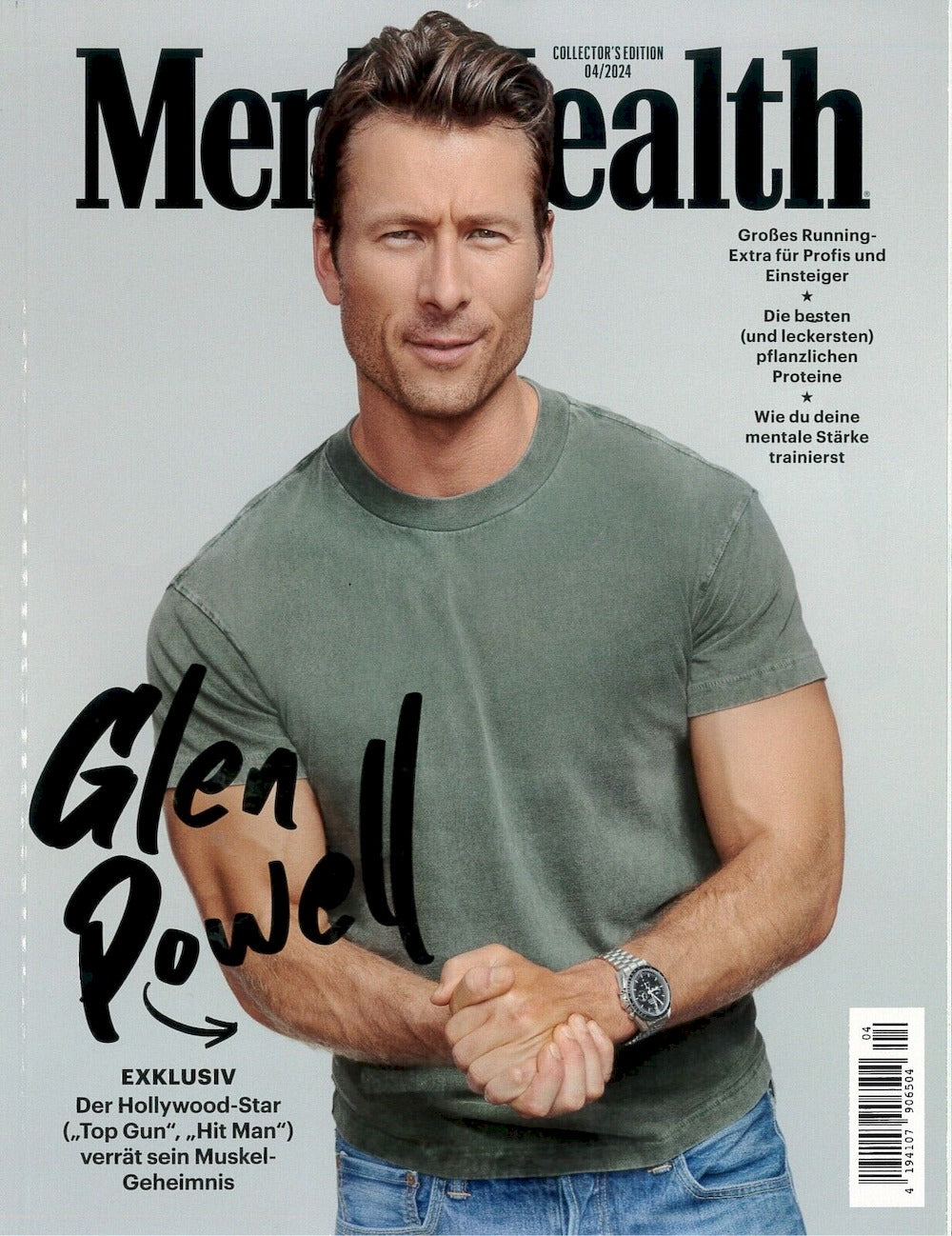 Mens Health Magazin Deutschland 2024-04 Glen Powell Edition