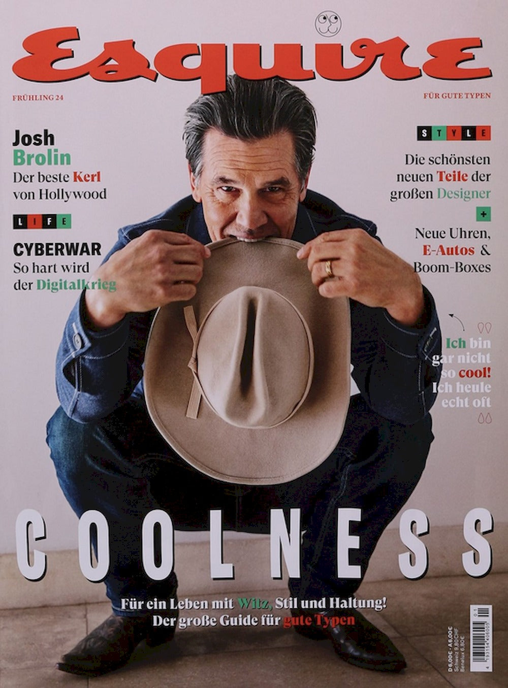 Esquire Magasin Tyskland 2024-01 Josh Brolin