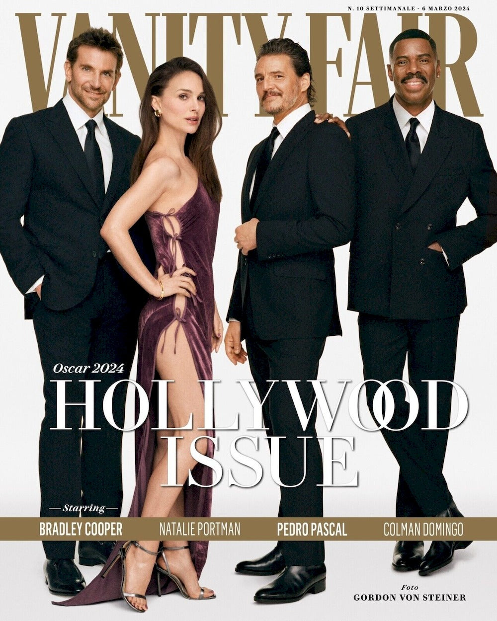 Vanity Fair Magazin Italien 2024-10 Natalie Portman Bradley Cooper Pedro Pascal Colman Domingo