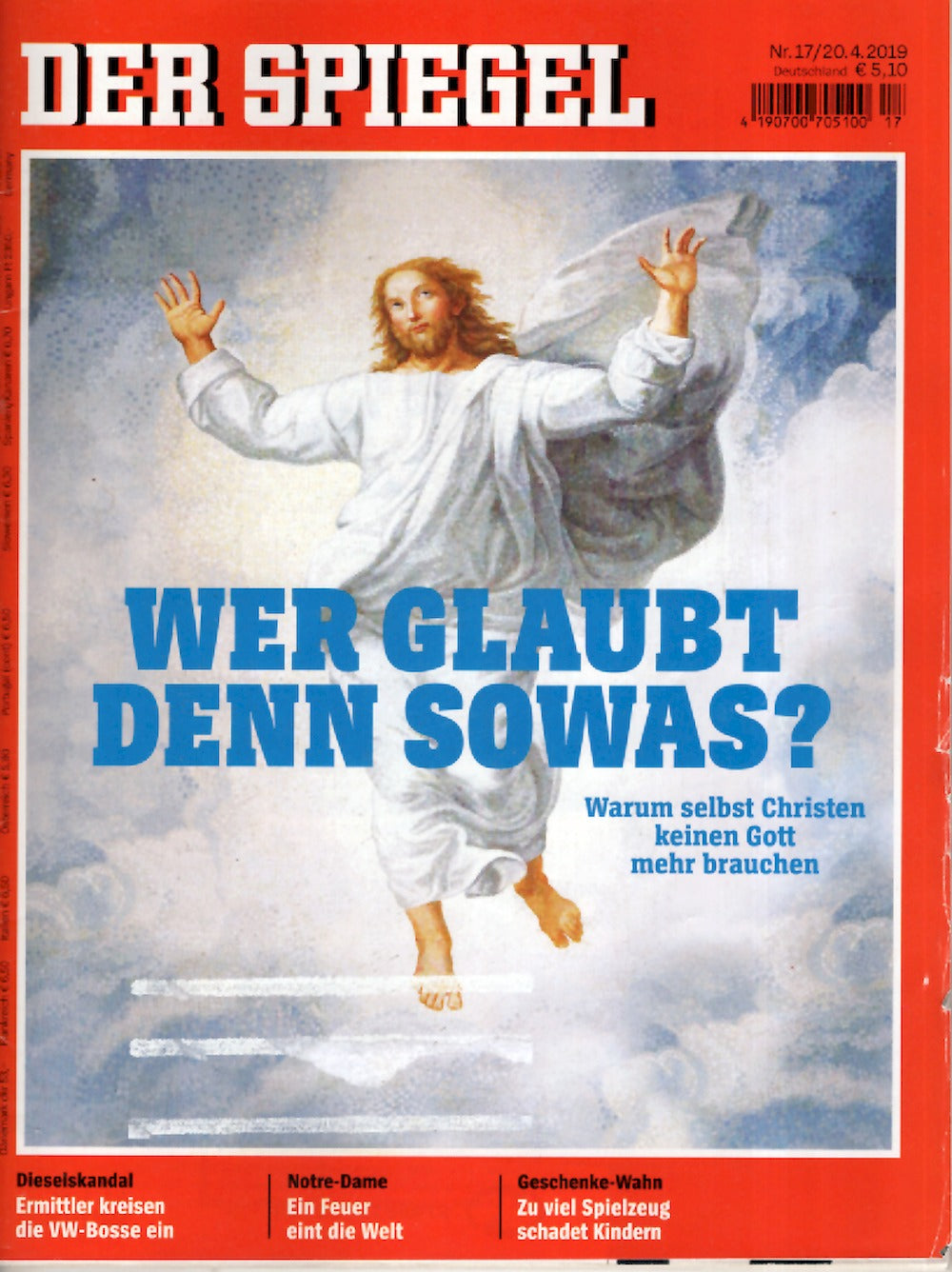 Der Spiegel Magazin Deutschland 2019-17 Jesus Notre-Dame