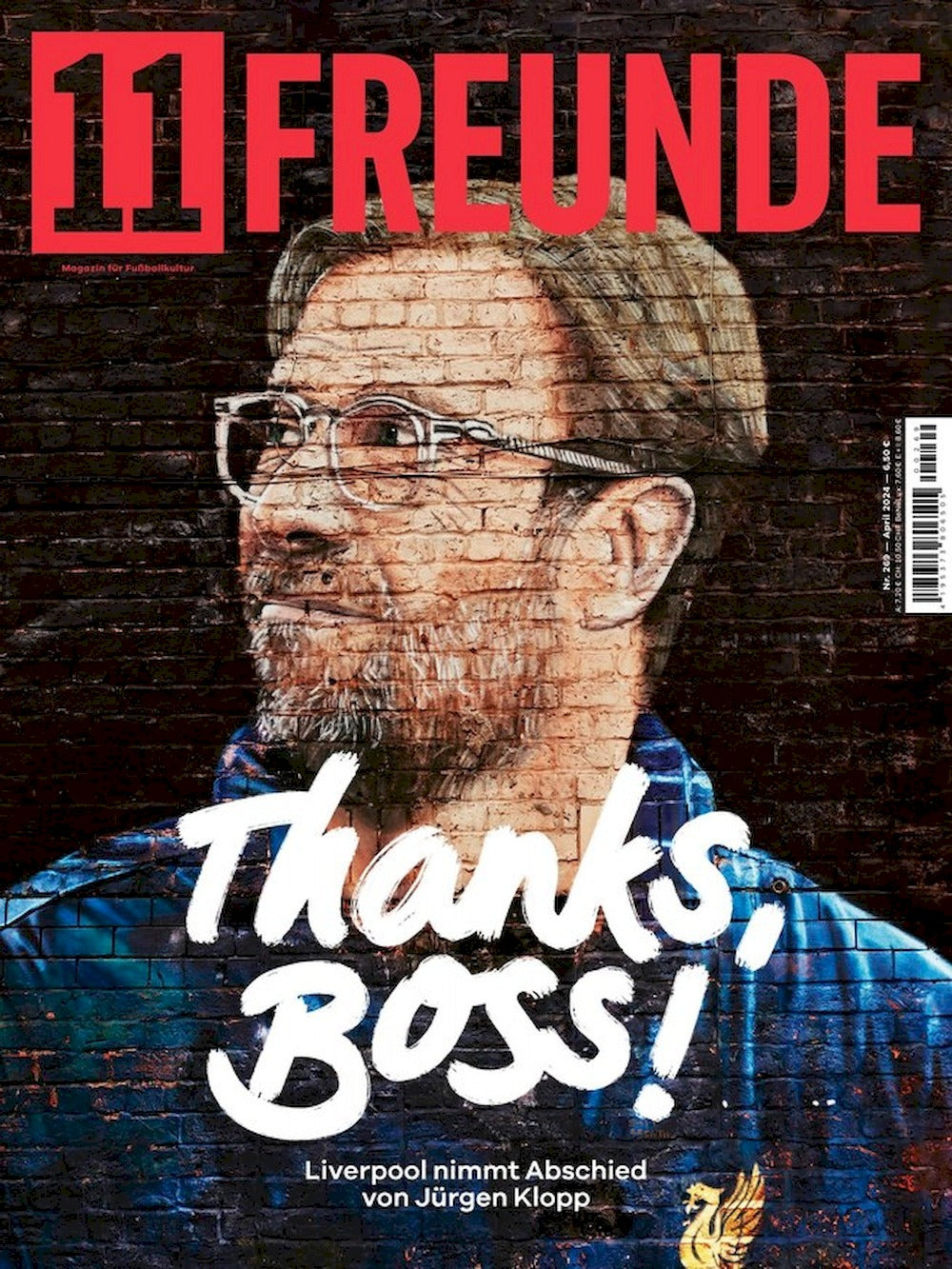 11 Freunde Magazin Deutschland 2024 #269 Jürgen Klopp Liverpool FC