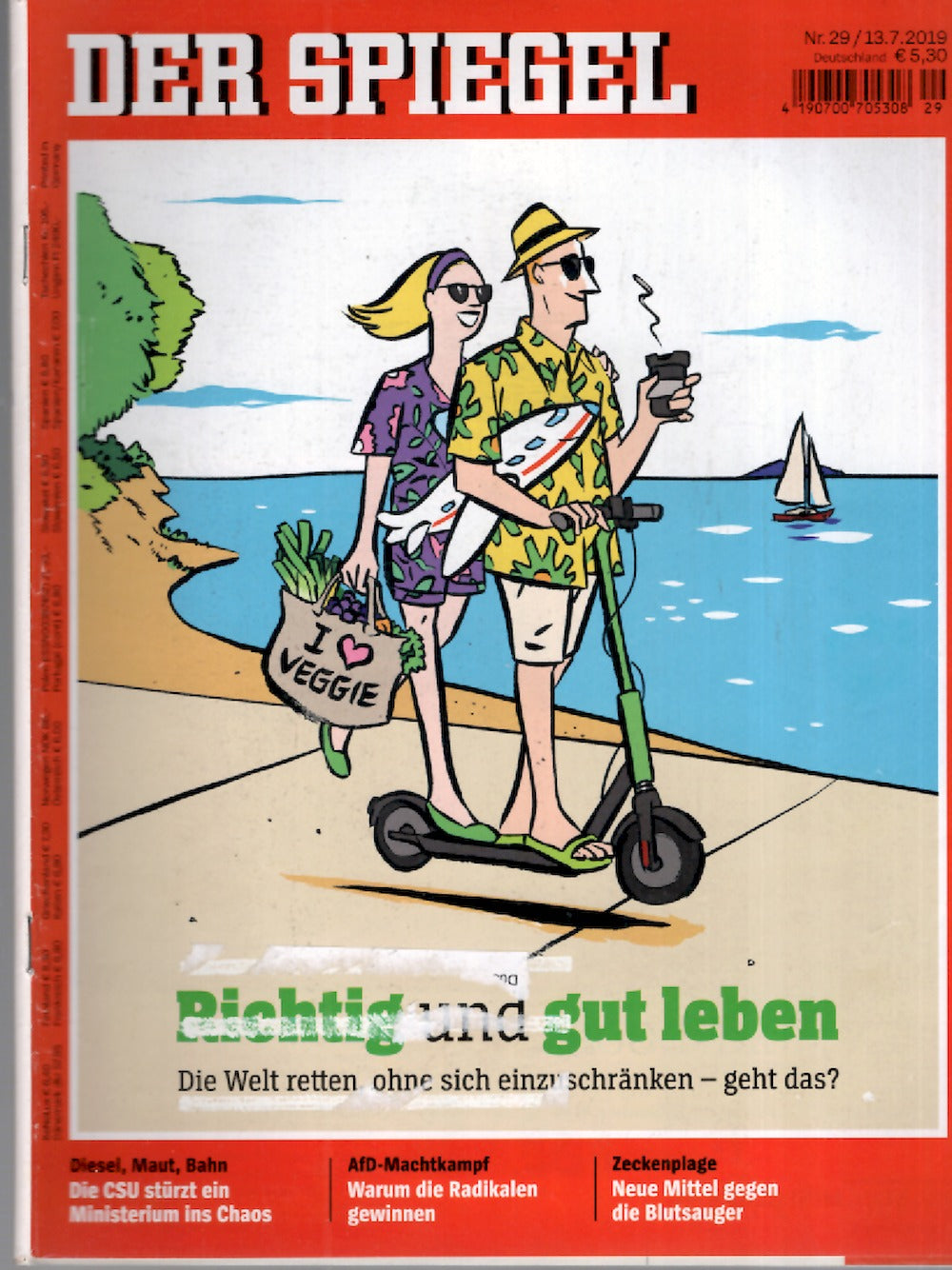 Der Spiegel Magazin Deutschland 2019-29 Siri Huvstedt Ed Sheeran Boris Becker