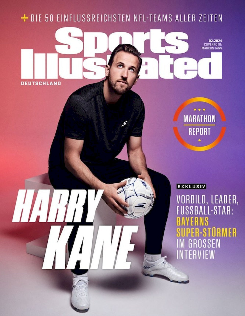 Sports Illustrated Lehti Saksa 2024-02 Harry Kane Juri Knorr