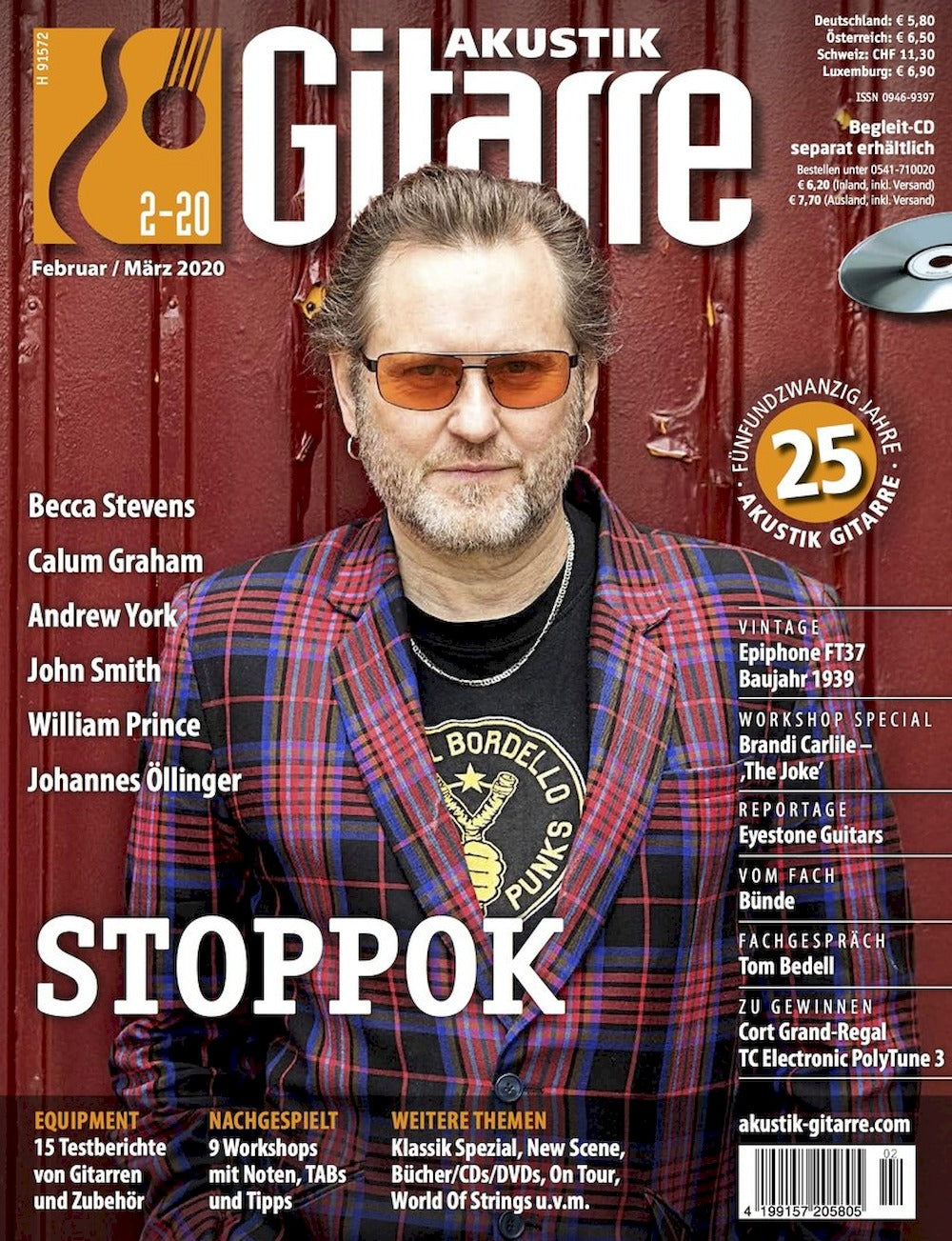 Akustik Gitarre Magasin Tyskland 2020-02 Stoppok Calum Graham John Smith Becca Stevens