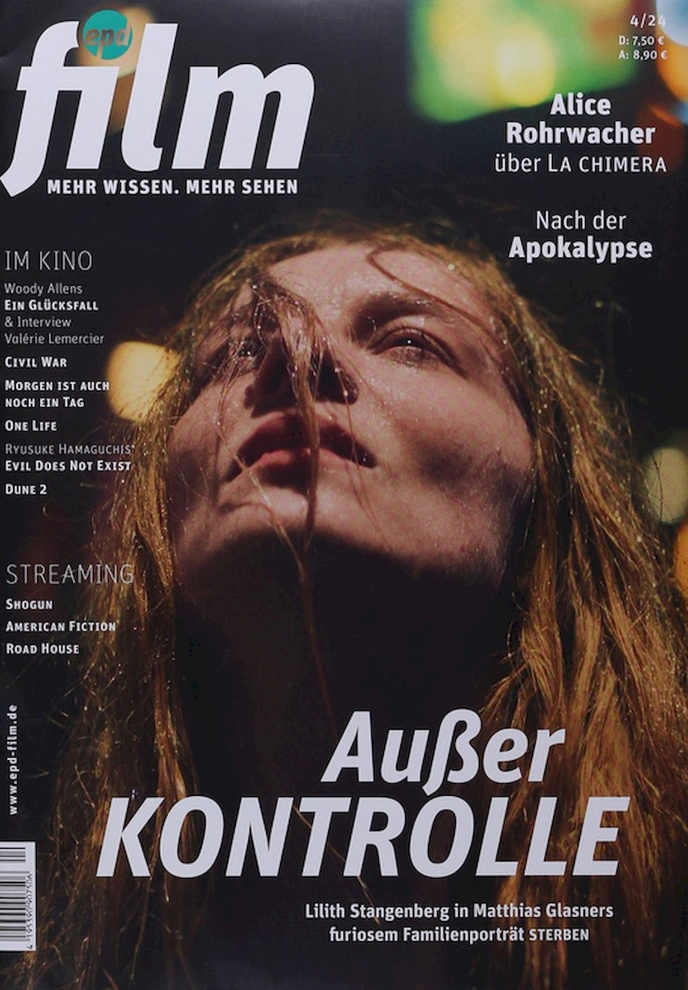 EPD Film Magazin Deutschland 2024-04 Lilith Stangenberg Ryūsuke Hamaguchi Woody Allen