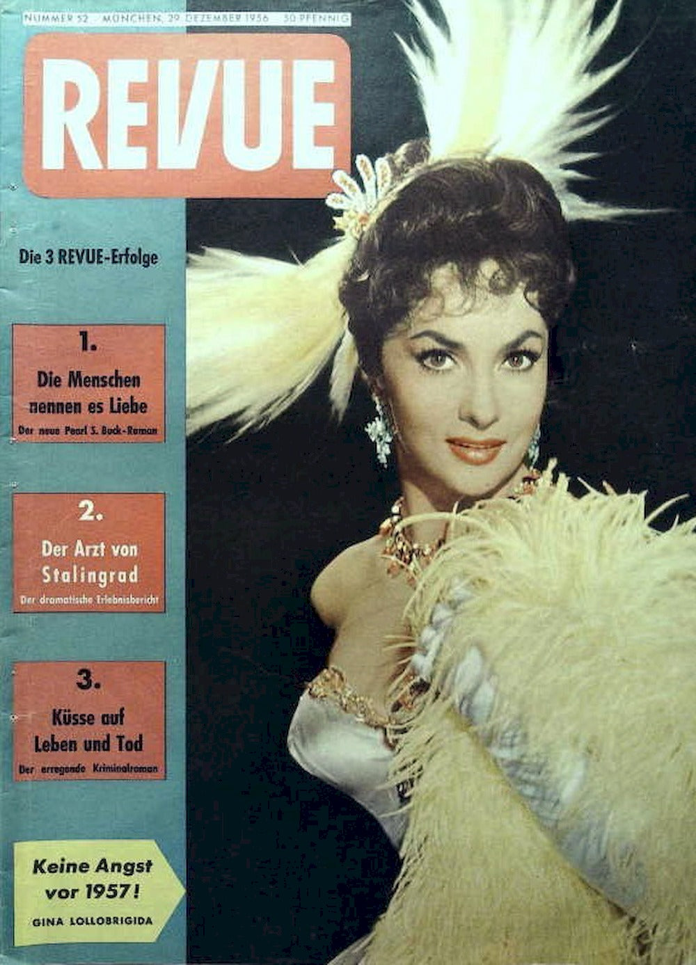 Neue Revue Magazin Deutschland 1956-52 Gina Lollobrigida