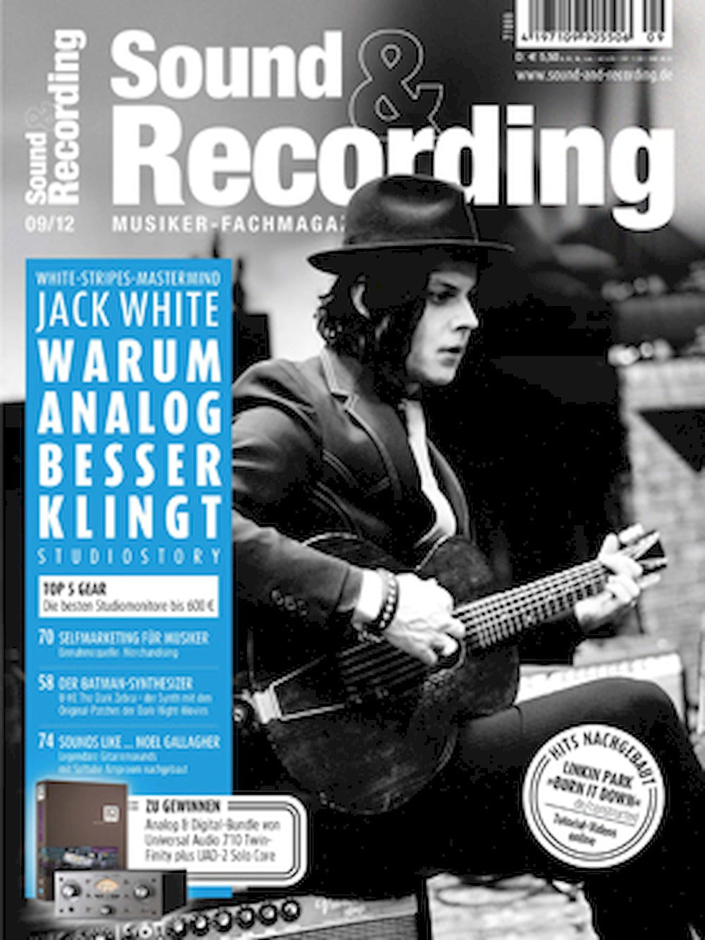 Sound & Recording Magazine Allemagne 2012-09 Jack White Édition originale