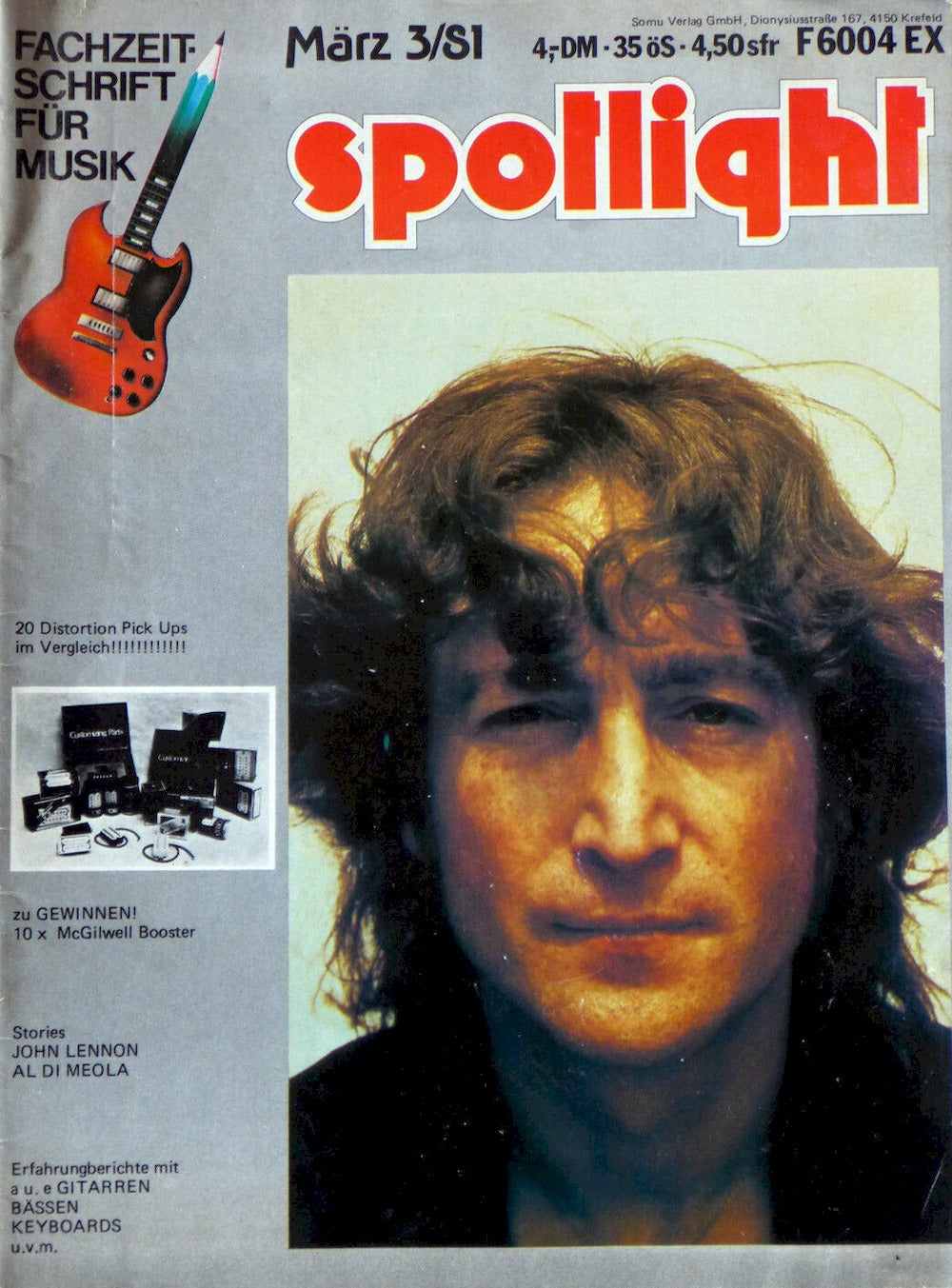 Spotlight Tijdschrift Duitsland 1981-03 John Lennon Al Di Meola Originele uitgave
