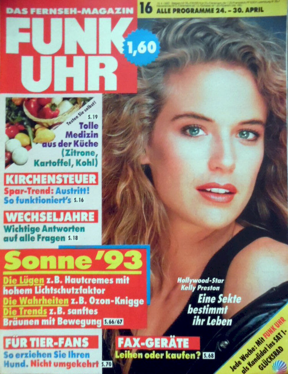 Funk Uhr Magazin Deutschland 1993-16 Kelly Preston